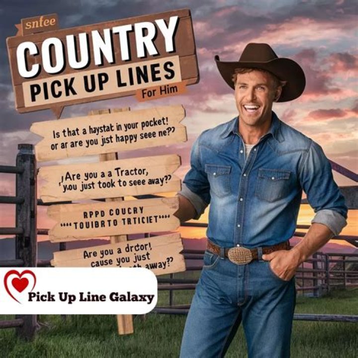 Irresistible Country Pickup Lines For Him