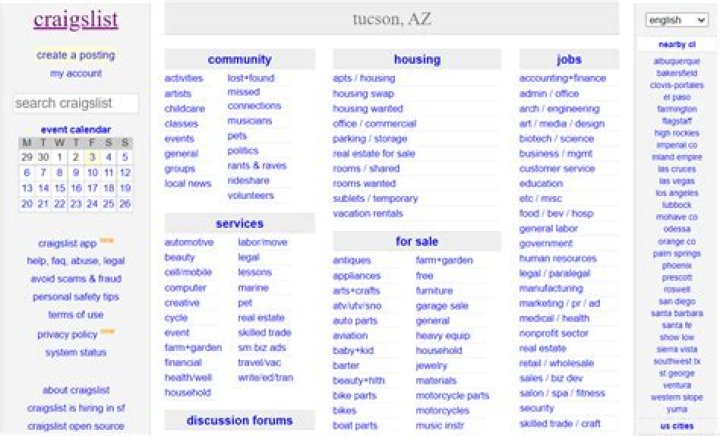 Explore The Secrets Of Craigslist Tucson
