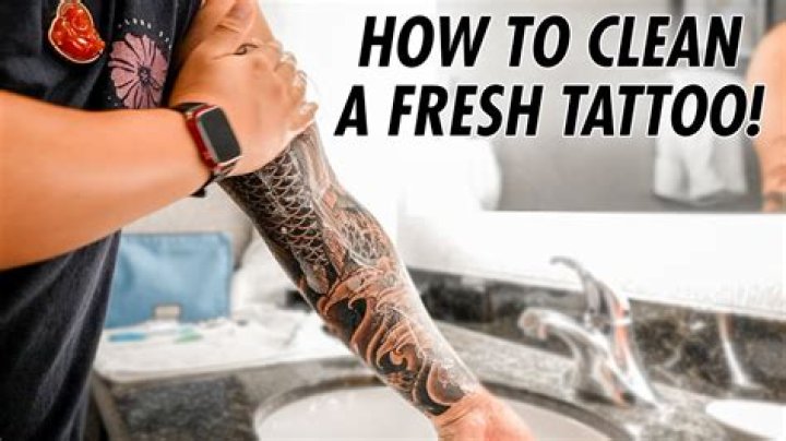 Do you wash your tattoo when it's peeling? ·