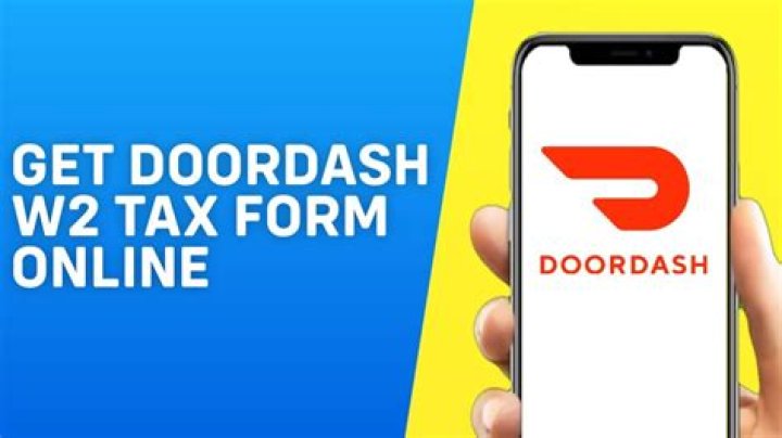 Does DoorDash give w2? - SnogBlogy