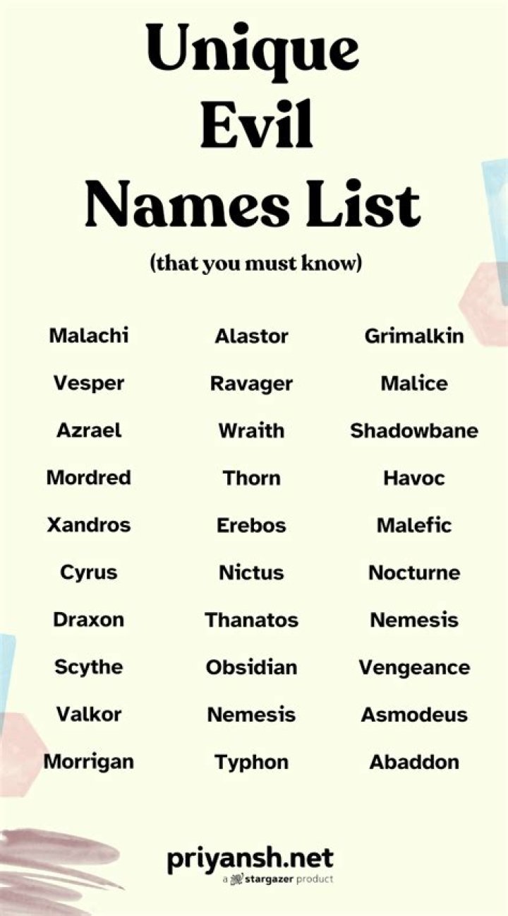 Unveiling The Secrets Of Evil Sounding Surnames