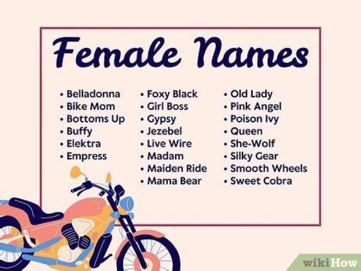 Unveiling The Enigmatic World Of Female Biker Names