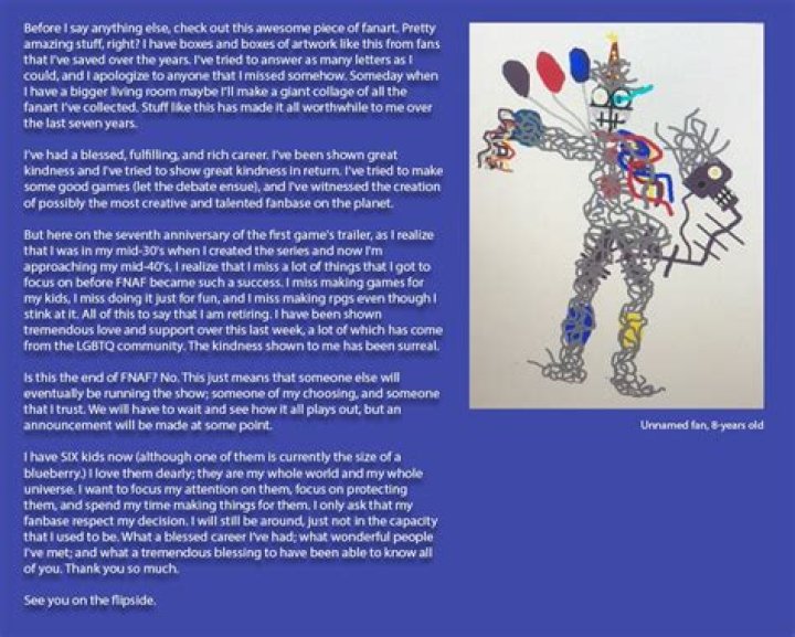 FNAF's Scott Cawthon Announces Retirement | Breaking News