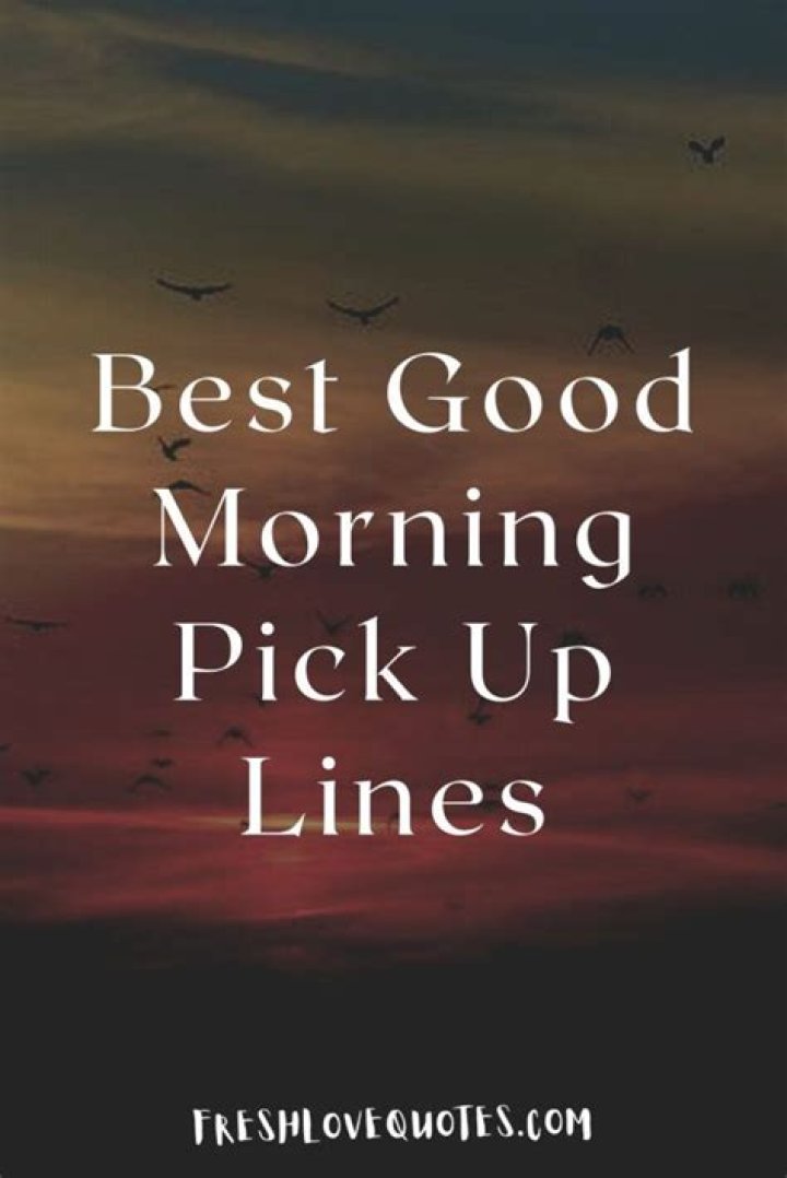 A Guide To Irresistible "Good Morning Pick Up Lines"