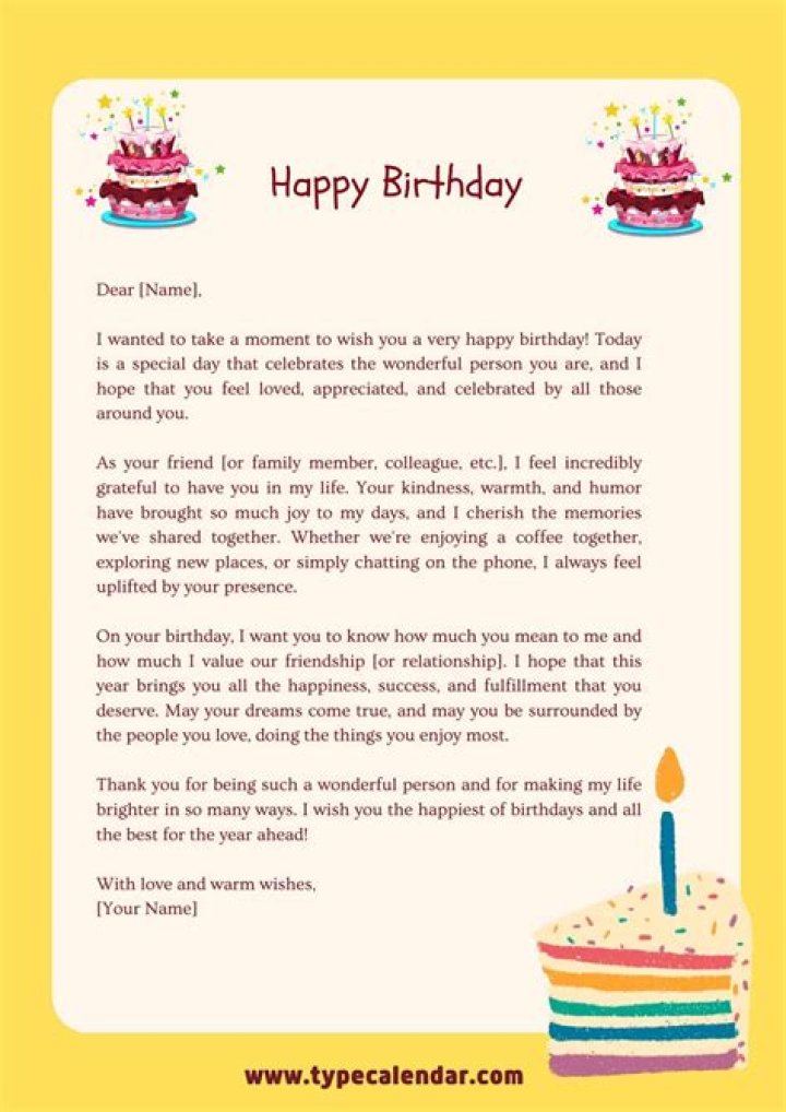 Unlock The Secrets Of Crafting An Unforgettable "Happy Birthday My Best Friend" Letter
