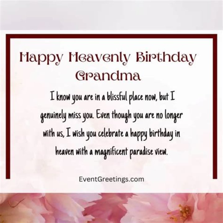 Celebrate Granny's Heavenly Birthday With Unforgettable Memories And Heartfelt Reflections