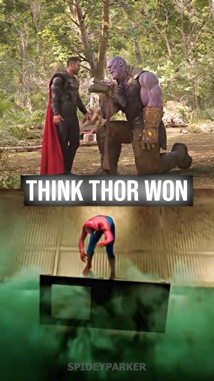 How did Thor overpower Thanos? ·