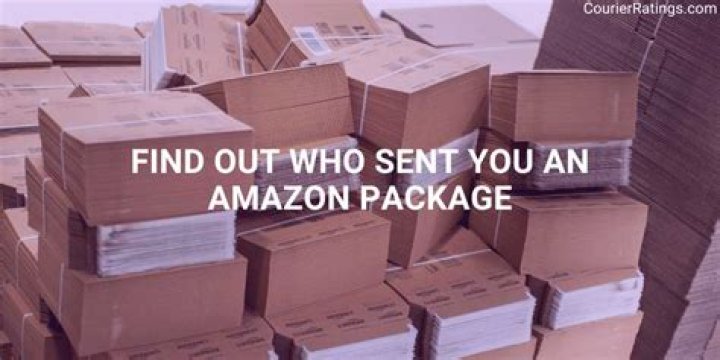 Who Sent Your Mysterious Amazon Package