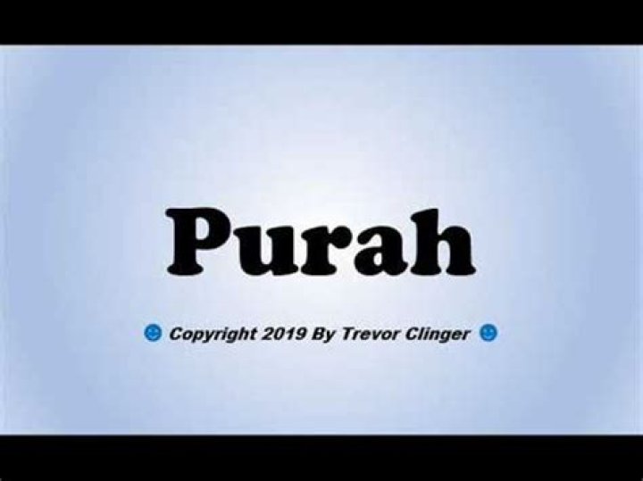 How To Pronounce Purah: A Comprehensive Guide