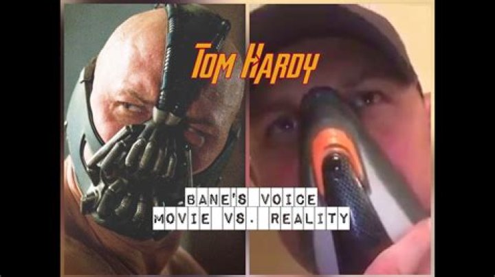 Is Bane's voice Tom Hardy?