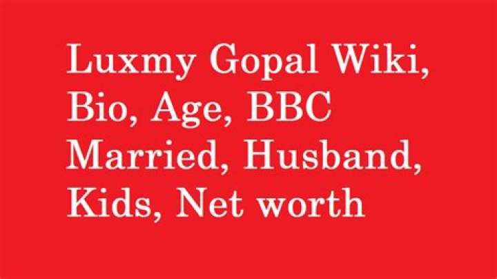 Unveiling The Truth: Is Luxmy Gopal Married?