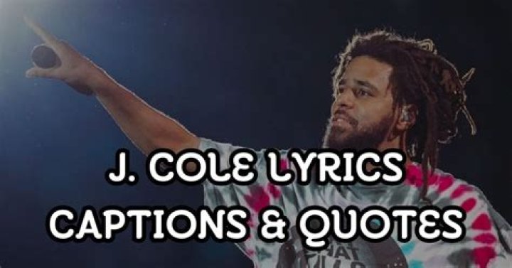 Unveiling The Power Of J Cole Lyrics For Captivating Captions