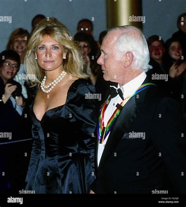 Johnny Carson And Alexis Maas