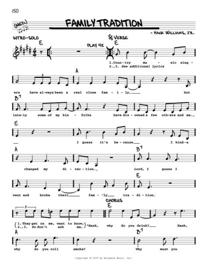 Lyrics Family Tradition | - VibeJolt