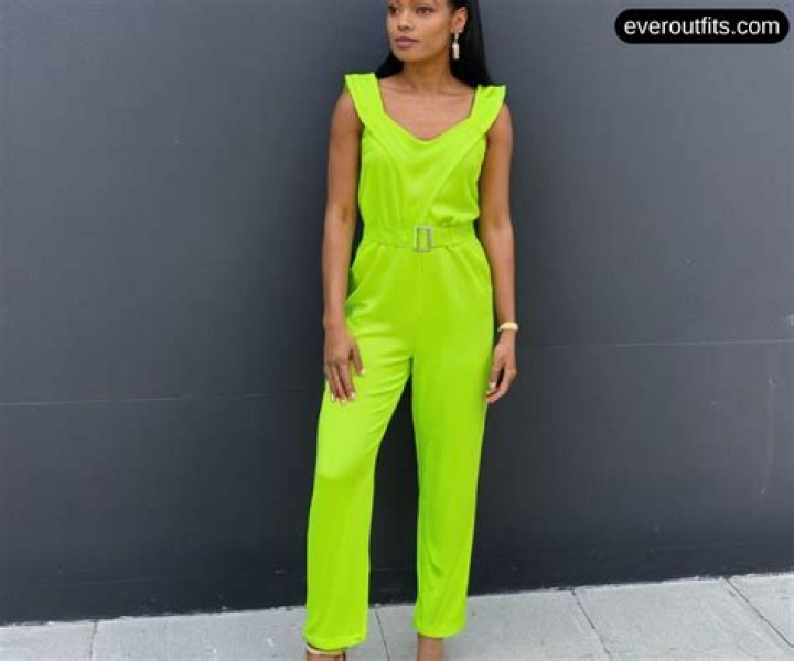 Neonize Your Wardrobe: Stand Out In Men's Neon Jumpsuits