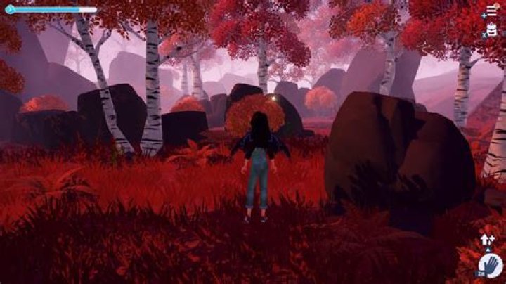 Striking Orange Pebbles In The Frozen North