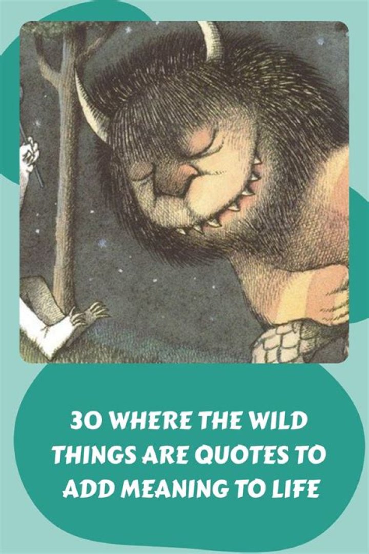 Unveiling The Meaning Behind The Timeless Classic: Out Where The Wild Things Are