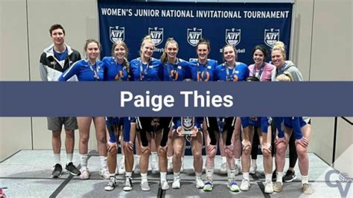 Paige Thies: Unstoppable Volleyball Star