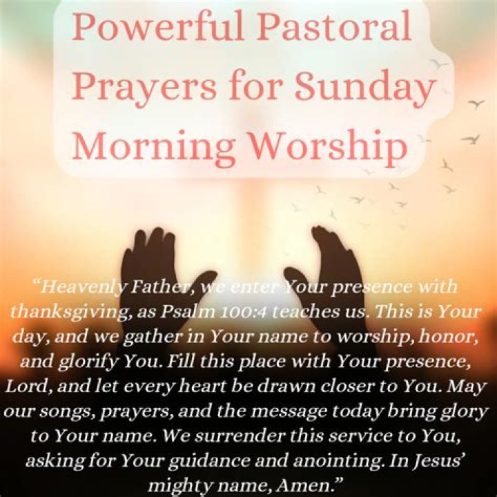 Unlock The Power Of Pastoral Prayers For Morning Worship