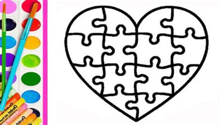 Creative Puzzle Heart Drawing: Unlock A Love Of Puzzles