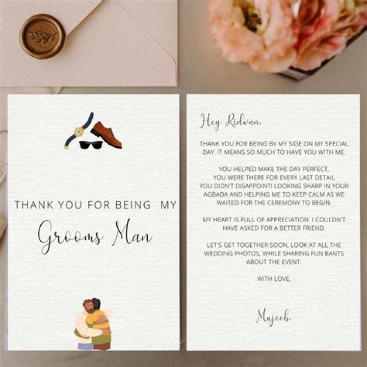 Unlock The Secrets To Unforgettable "Thank You" Letters For Your Groomsmen