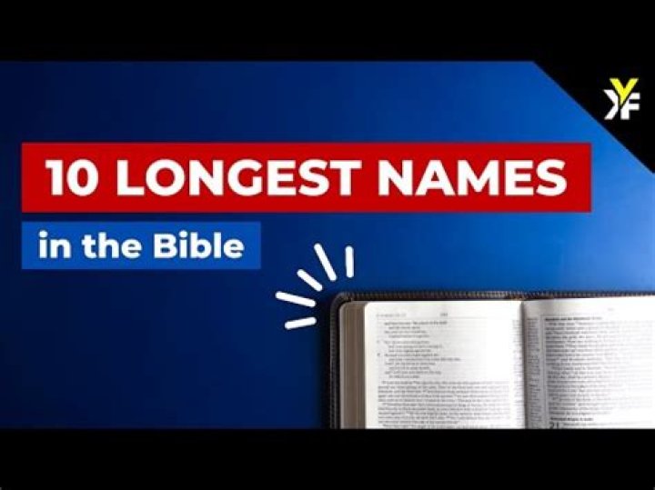 Discover The Secrets Behind The Longest Name In The Bible: Unveiling Divine Insights