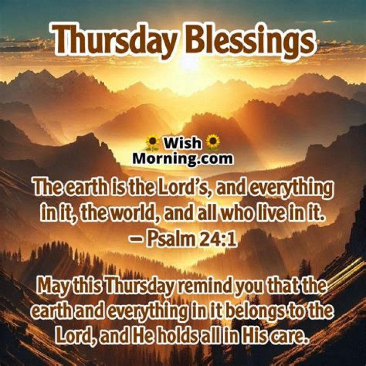 Unlock The Treasures Of Thursday Blessings: Discover Hope And Insight