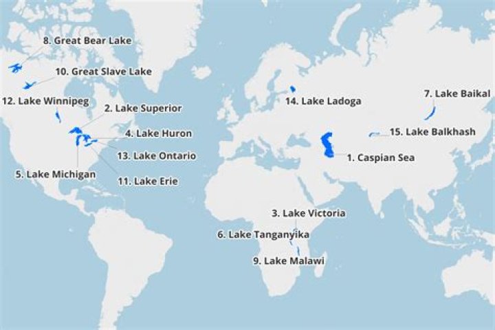 Top 5 Biggest Lakes In The World ·