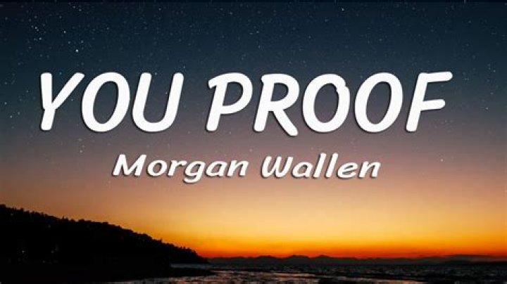 You Proof lyrics | - VoxDash